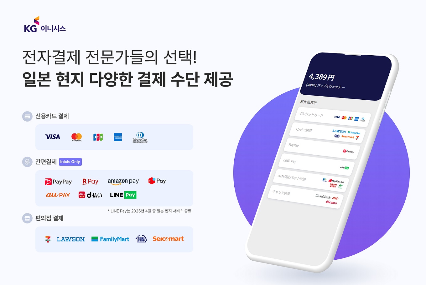 KG이니시스, 메이크샵·코드엠샵·코리아포트원 전용 일본 결제 서비스... - 뉴스 썸네일 이미지