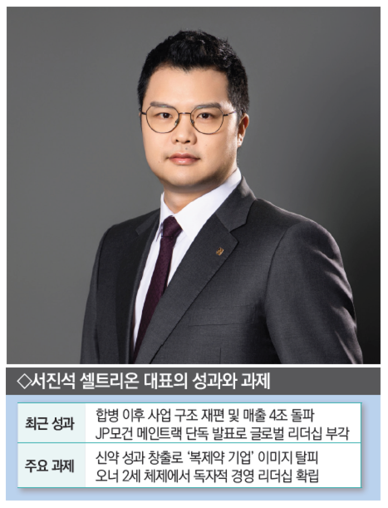 셀트리온 오너 2세 서진석 호실적 발판 '신약 기업' 도전 [제약·바이... - 뉴스 썸네일 이미지