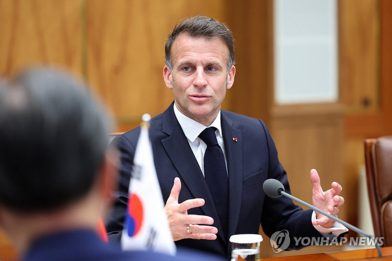 최수연 네이버 대표, 佛 마크롱 대통령과 회담…AI 생태계 확장 위한 협업 논의