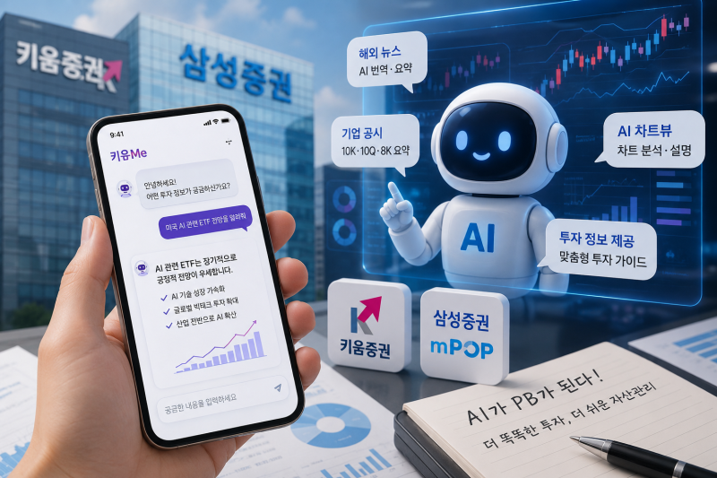 '증권사 AI'가 PB 된다...투자 조언도 자산관리도 척척[AI, 회사를 다시... - 뉴스 썸네일 이미지