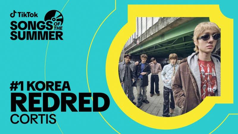 코르티스 'REDRED', 틱톡 '올해의 여름 노래' 1위... K팝 영향력 입증 - 뉴스 썸네일 이미지